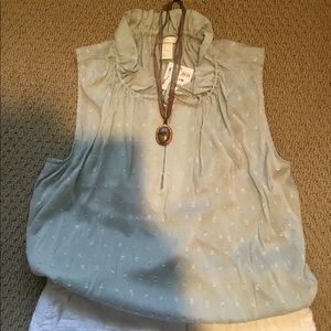 H&M Tops - H&M sleeveless high neck blouse, size 12 H&M Tops - H&M sleeveless high neck blouse, size 12